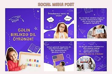 qrafik dizayn: Sosial media postlarının hazırlanması Sizin verdiyiniz brieflər — 1