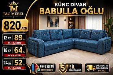 kunc divan uzlukleri: Tac Mebel künc divanları – şəxsi modellər - Elegant dizaynlı L — 3