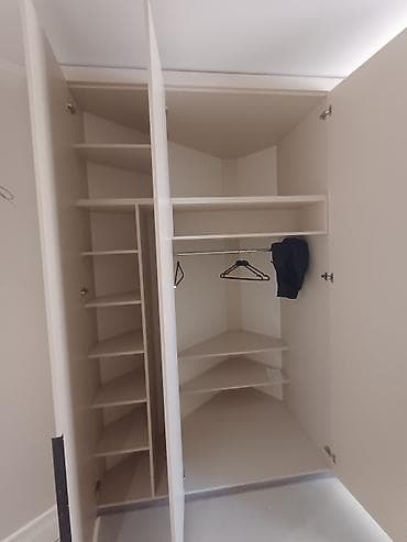 dolap dolabı: Düz dolab, Yataq otağı üçün, Qarderob, Açılan, Quraşdırıla bilən, 6 qapı — 6