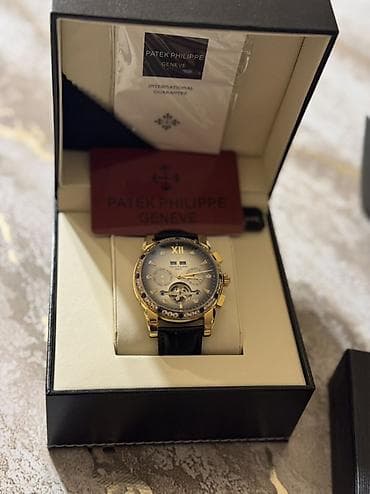 Şəxsi əşyalar: Qol saatı, Patek Phillipe, rəng - Qara — 3