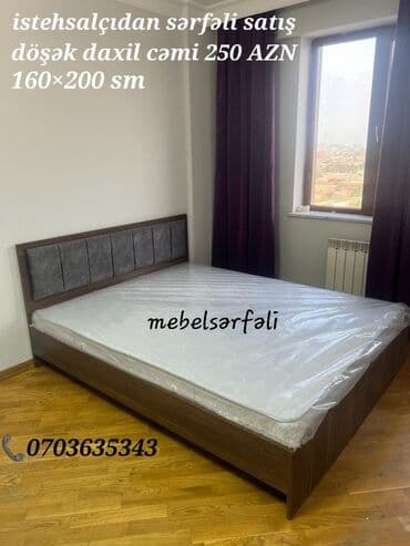 dəmir carpayı: Yeni, İkinəfərlik çarpayı, Matras ilə — 1