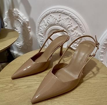 Tuflilər, Ölçü: 39, rəng - Bej, Yeni