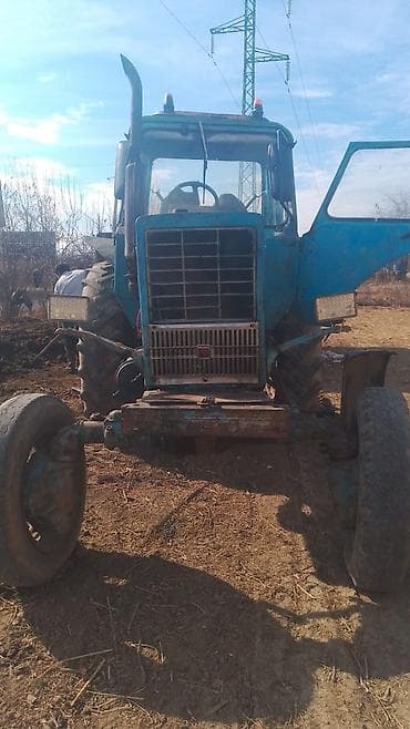 maşın üçün aksesuarlar: Kənd təsərrüfatı üçün təkərli traktor - Rəng: mavi, kabinli - Ön — 1