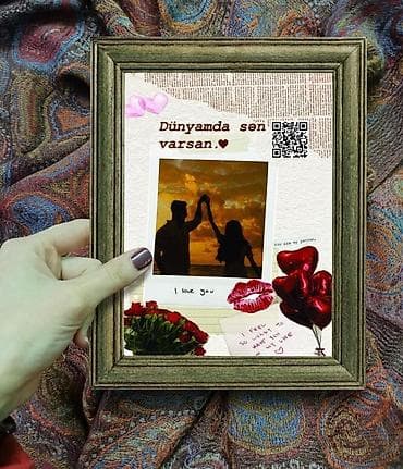 Sevgililər günü və özəl günlərə özəl çərçivələr