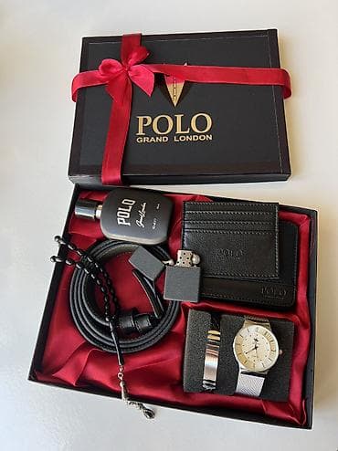 Möhtəşəm dəst 👌POLO GRAND LONDON Keyfiyyət + qablaşma + 6 çeşid Ətir