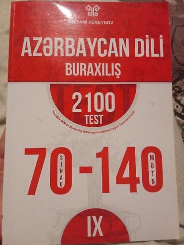 protein satışı: Məhsul: “Azərbaycan dili – Buraxılış” (IX sinif) test toplusu — 1