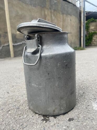 молочный гриб купить: Alüminium süd bidonu - Material: qalın alüminium - Həcmi: təxminən — 2