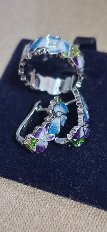 Bijuteriye. Stal. Rengini deyishmir. Gumushe benzeyir — 8