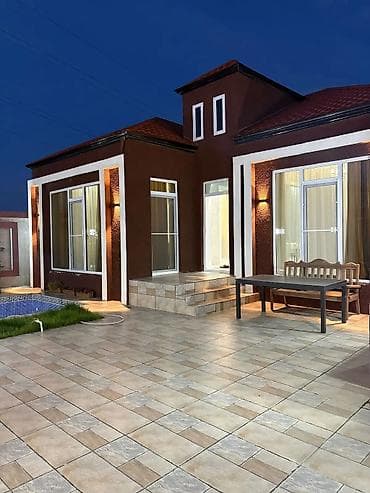 şeki günlük evler: Hovuzlu modern həyət evi – gündəlik istirahət və qonaq qəbuluna ideal — 3