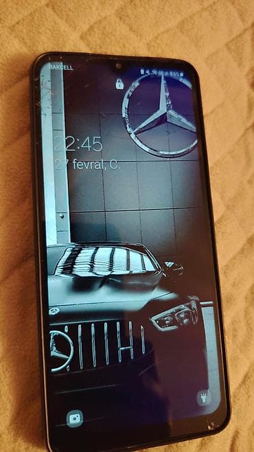 Samsung Galaxy A12, rəng - Qara, Barmaq izi