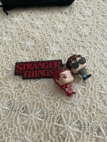 Stranger Things temalı asqı/çiler açarlıq dəsti. - Dəstdə 3 asqı var