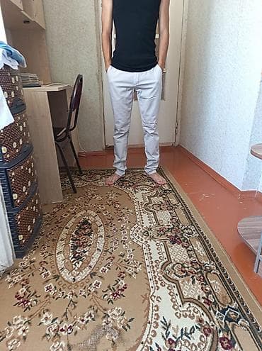 Брюки: Kişi şalvarı – klassik düz kəsim - Rənglər: açıq boz və açıq krem — 3