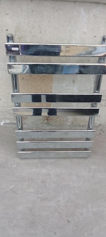 xırda xurma: Xrom dəsmal quruducu/raditor (divara montaj üçün) - Material — 3