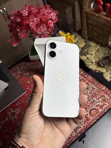 xiaomi redmi note 8 qiyməti: IPhone 16, 128 GB, Ağ, Face ID, Sənədlərlə — 4