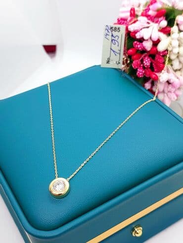 1 qram qızılın qiyməti 2024 750: Boyunbağı, Sarı qızıl, 585 Əyar — 2