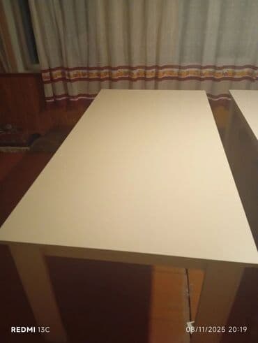 стол для балкона: Kompüter masası, Açılmayan, Dördbucaq masa — 2