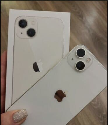 sadə tel: IPhone 13, 128 GB, Ağ, Face ID — 2