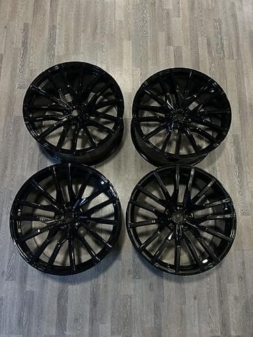 bmw ucun disklər: Qara parlaq R22 disklər yeni ☑️ — 1