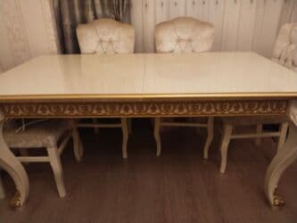 abedni dest: Stol 500 azn 8 neferlikdir Mdf materiali var Stol acilir 🏡 🚚 Ödənişli — 1