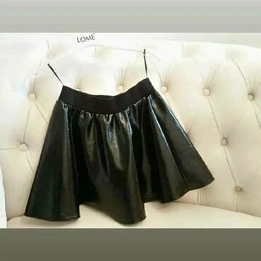 qirmizi donlar instaqram: Юбка из лакированный кожи — 3