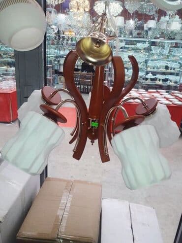 taxta cilciraqlar: Çılçıraq, 5 lampa — 3