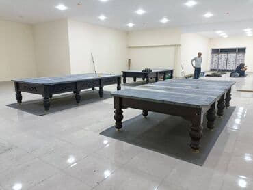 Azerbaycanin butun rayon ve kendlerinde Bilyard stollarinin