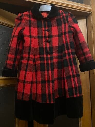 yun uşaq kolqotları: Qız uşağı üçün zolaqlı naxışlı qalın paltarım/plaş. - Rəng — 1