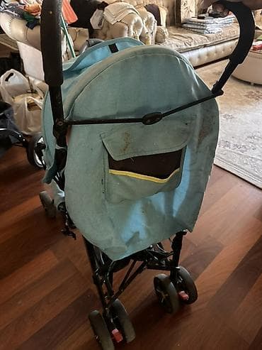 usag geyimi: Uşaq arabası – “Hello Baby” marka, açıq mavi rəng. Xüsusiyyətlər: - — 3