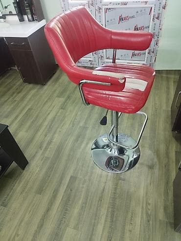 hesenoglu mebel instagram: Qırmızı rəngli salon/krasotka kreslosu - Material: parlaq ekodəri — 2