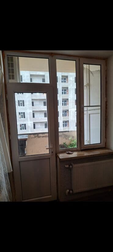 купить окно пластиковое бу: Plastik qapı pəncərə. Ölçü 2.60/1.80. qiymət 60m. Ünvan Xırdalan. Xrt — 1