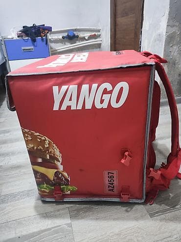 İstehsal avadanlığı: YANGO yemək çatdırılması üçün termal çanta (kuryer bel çantası) Qeyd — 2