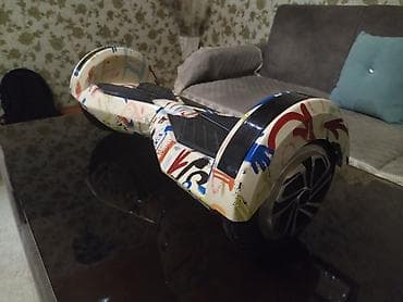 Elektrikli hoverboard – balans skuteri - Korpus: rəngarəng “graffiti”
