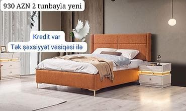taxta vaqon: İkinəfərlik çarpayı, 2 tumba, Yeni — 1