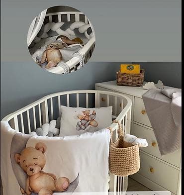 taxt bazası: Oğlan və qız üçün, Yumru, Beşik, Dəstsiz, Matras ilə, Yellənmə mexanizm ilə — 1