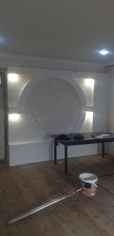 Mebel xidmətləri: Malyar suvaq işləri. alçipan bəzək oboy vurulması və s. Pol potoloq — 8