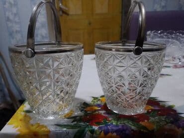 ev eşyalari: Kolleksiya şüşə qablar dəsti - Klassik kəsimli uzun qədəhlər – 6 — 9