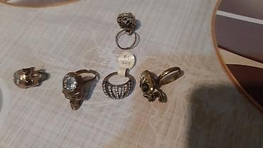 uzuy: Məhsul: Üzük dəsti – 6 ədəd 1ƏDƏDİ 10MANAT - Material: sarı metal — 1