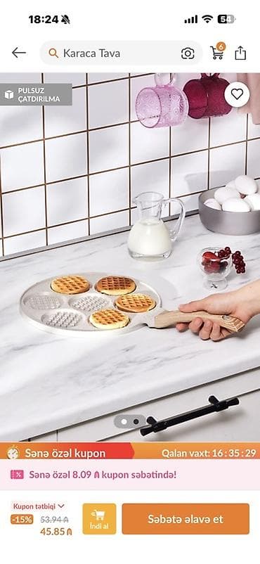 elektrik tava: Tava, Antipriqar, Karaca — 1