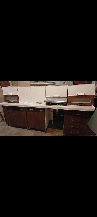 Кухонные гарнитуры: Metbex mebeli çatdırma ile 490 AZN.: aspirator qaz moyka mermeri — 1