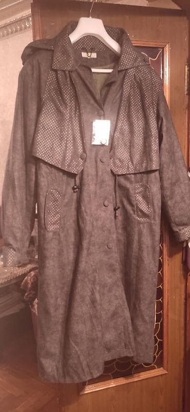 Женская одежда: Новый плащ со съёмной утеплённые подкладкой — 10