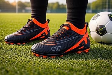 Məhsul: Futbol kramponları – “CR7” dizaynlı - Rəng: qara və neon