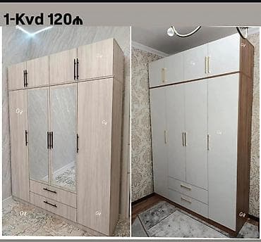 4 qapılı, Digər rəng, Digər material, Açılan, Düz dolab