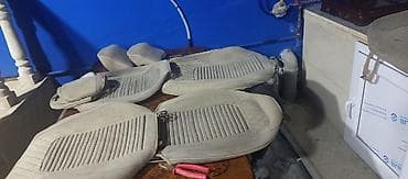 Avtomobil oturacaq üzlükləri dəsti - Rəng: boz-bej tonlarında -