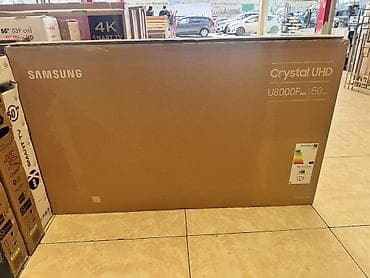 berg televizor: Yeni Televizor Samsung LED ekran 50" 4K (3840x2160), Ödənişli çatdırılma — 4