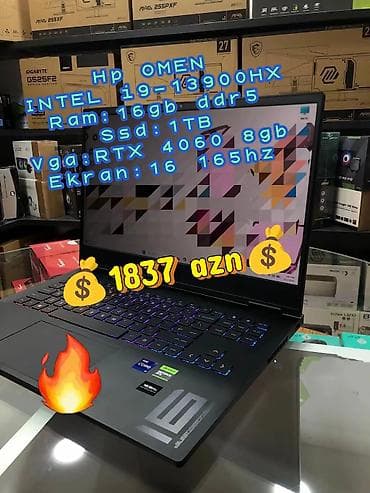 İşlənmiş HP Omen, 16 ", Intel Core i9, 1 TB