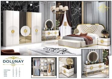 tek neferlik yataq işlənmiş: İkinəfərlik çarpayı, 2 tumba, Türkiyə, Yeni — 1