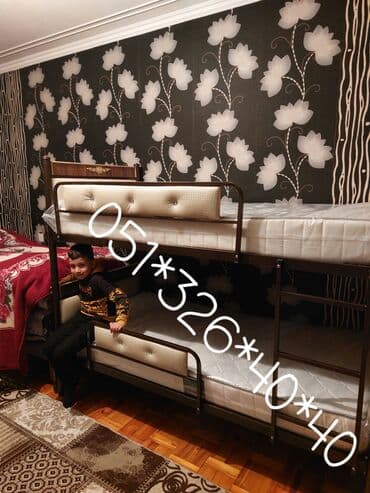 tek çarpayı: Oğlan və qız üçün, Yeni, Çarpayı, Matrassız, Siyirməsiz — 20