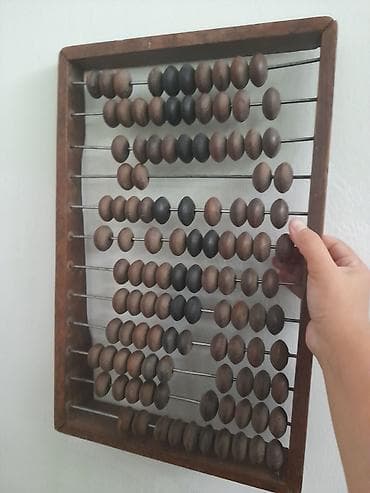 Taxta hesab palitrası (abakus) böyük ağır Gəncə şəhərində -