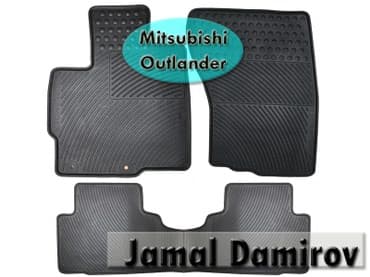 w211 ayaqaltı: Mitsubishi outlander üçün silikon ayaqaltilar. Силиконовые коврики для — 1