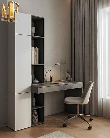 yan masa: İş masası və şkaf kombinasiyası – modul dizayn (Master Furniture) — 2